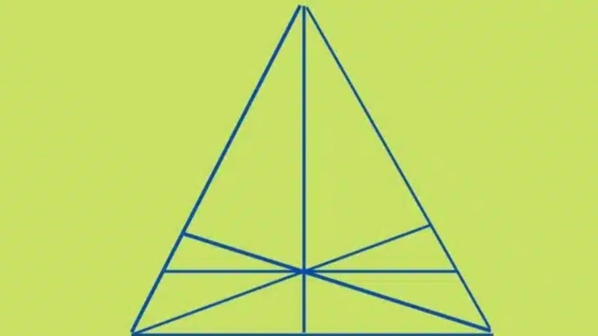 Casse-tête visuel : combien de triangles voyez-vous sur cette image ? 