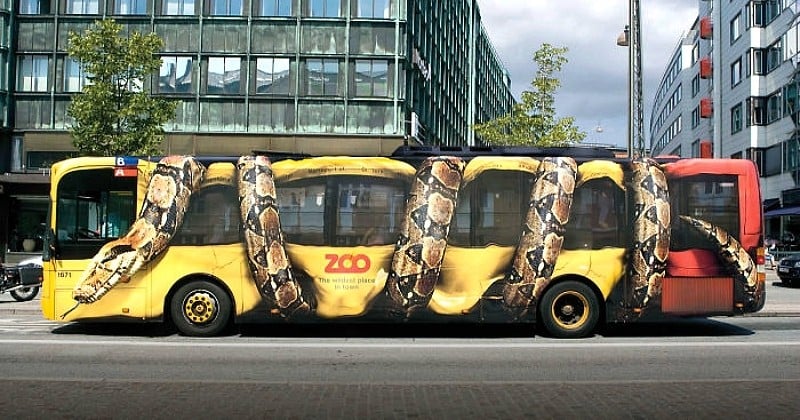 Ces 20 bus habillés de campagnes publicitaires sont tout simplement géniaux