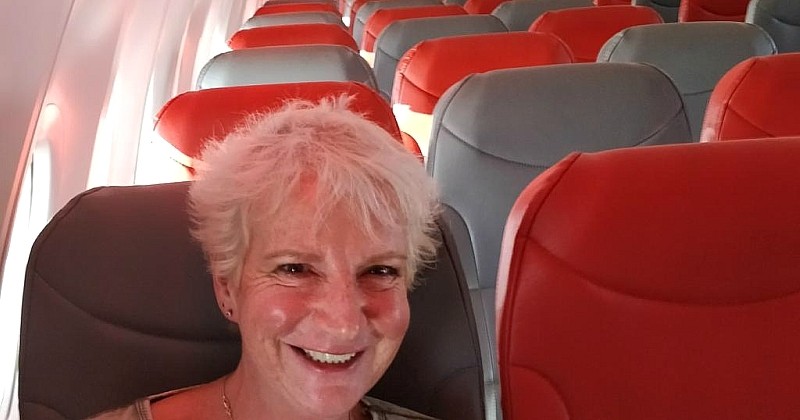 Cette femme a été l'unique passager du vol qu'elle avait réservé pour aller en Grèce