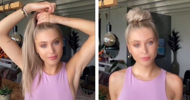 TikTok : l'astuce incroyable pour faire un chignon parfait en moins de 10 secondes