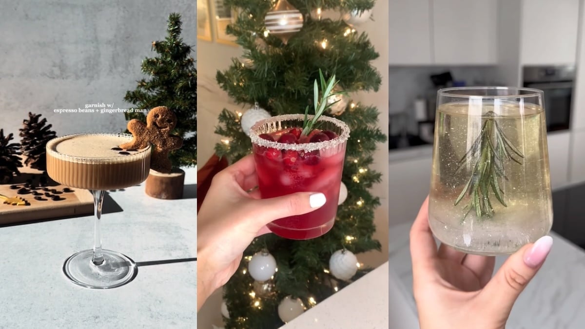 Les cocktails les plus tendances repérés sur les réseaux sociaux pour les fêtes de fin d'année !
