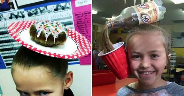 22 enfants aux coupes de cheveux exceptionnelles et improbables : le meilleur du « Crazy Hair Day » !