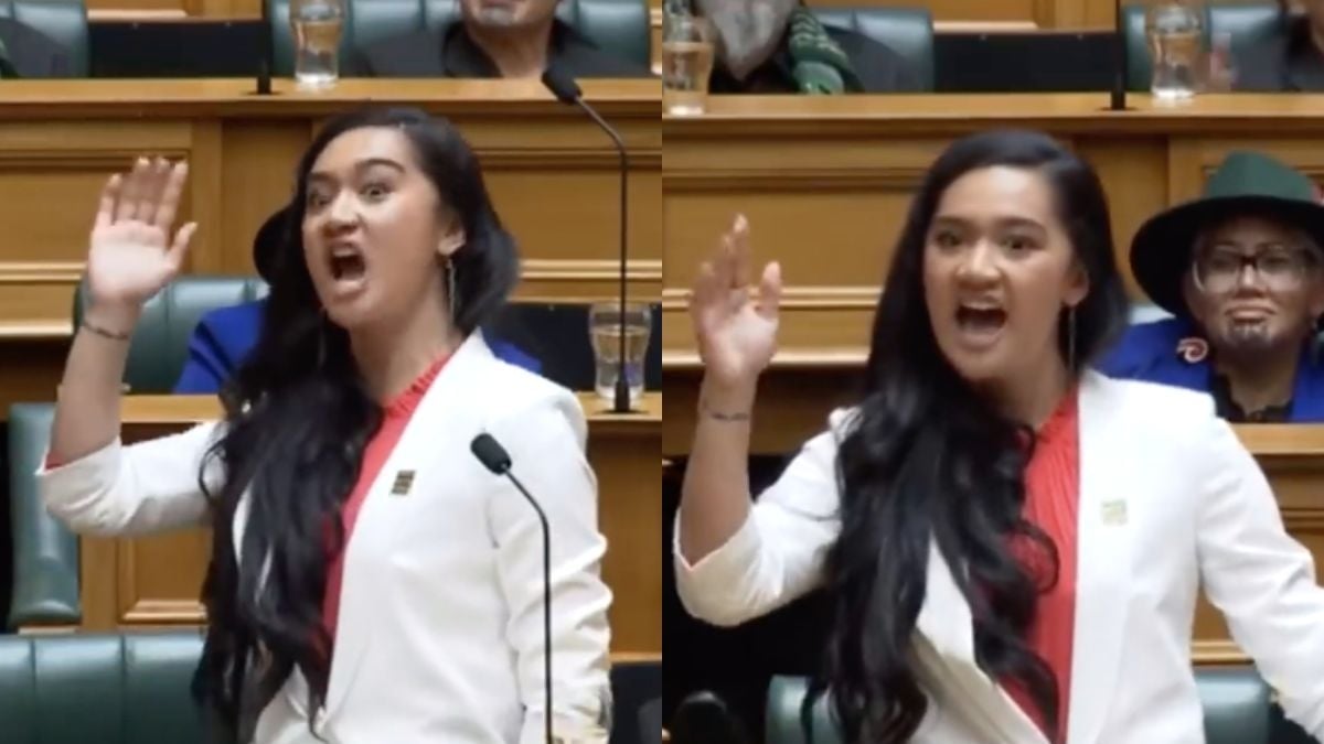 Cette vidéo d'une jeune députée maorie exécutant un haka pour son premier discours au parlement fait sensation