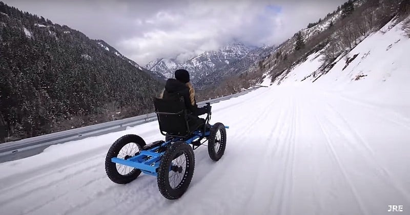 Il invente un fauteuil roulant tout-terrain et ouvre de nouvelles perspectives aux personnes handicapées