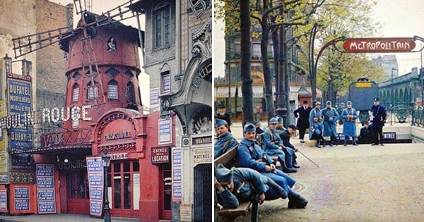 Vous allez en prendre plein les yeux ! Voici Paris il y a 100 ans... et en couleurs ! Superbe !