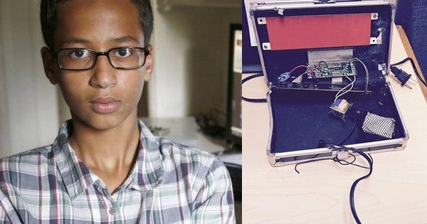 Aux États-Unis, un petit génie de l'électronique a été arrêté en plein cours par la police car suspecté de terrorisme... à cause de son projet de science !