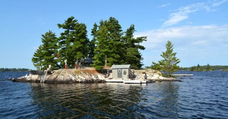 Cette île privée au Canada est fascinante et en vente pour moins d’1 million d’euros 