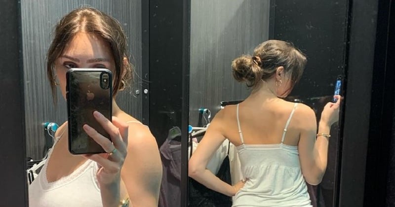 Dans une cabine d'essayage, cette influenceuse montre la réalité du corps féminin et casse les diktats de la mode
