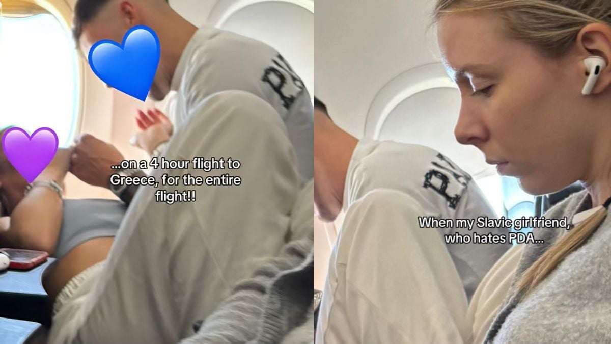 “C'est irrespectueux” : un couple dérape dans un moment d'affection intense en public, les passagers s'indignent