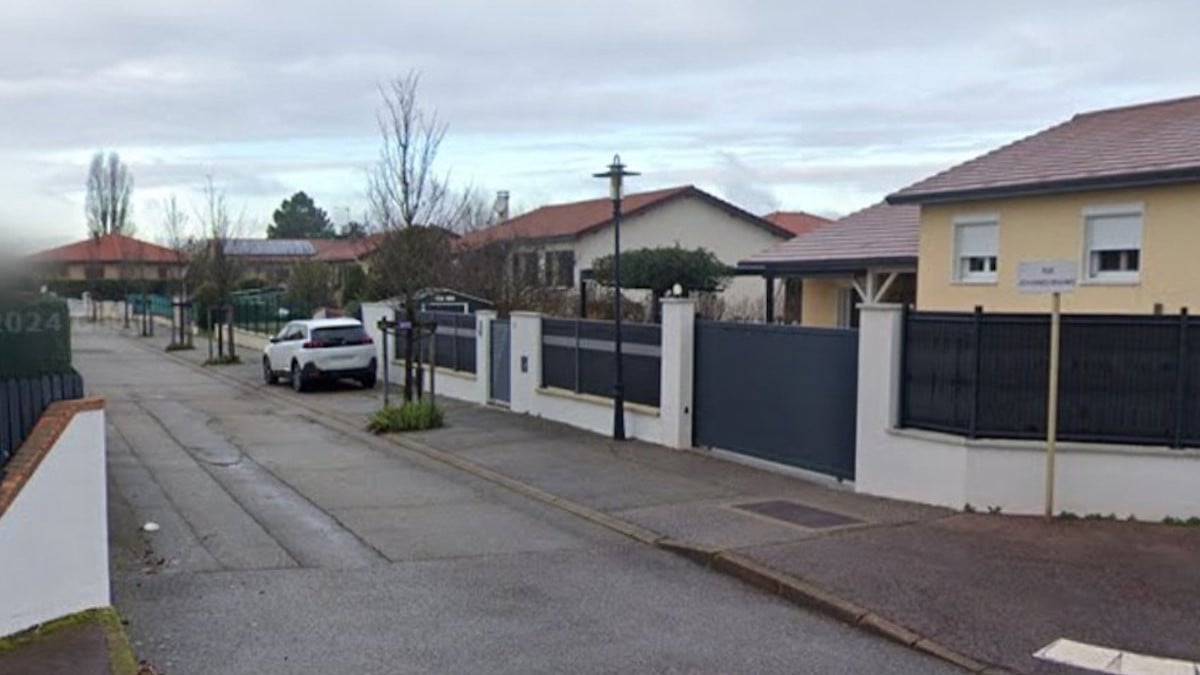 Zone pavillonnaire située dans le quartier Revolère à Genas (Rhône)