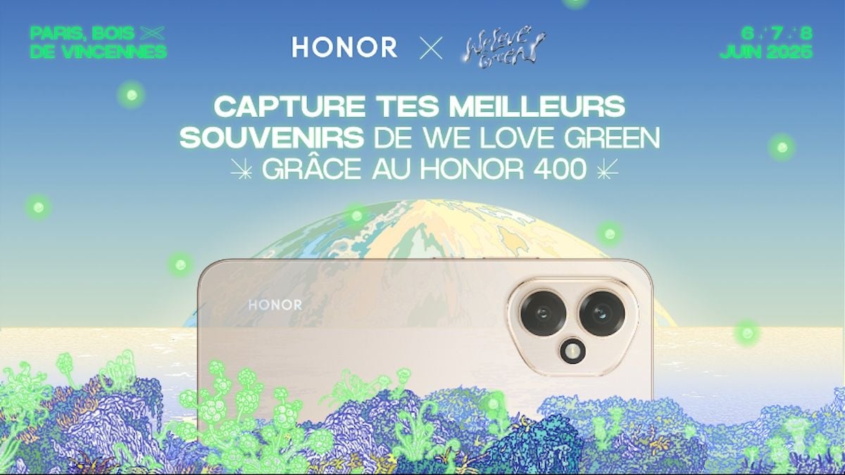 HONOR va électriser We Love Green grâce à son expérience inédite au coeur du festival !