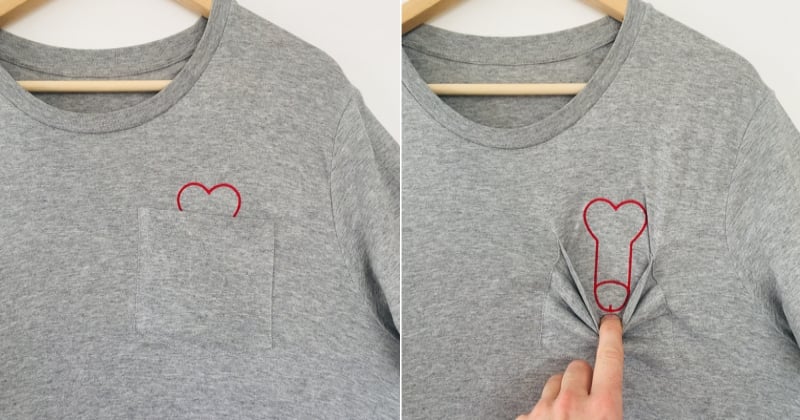 Ce tee-shirt trompe-l'œil dénonce les techniques de séduction de certains hommes