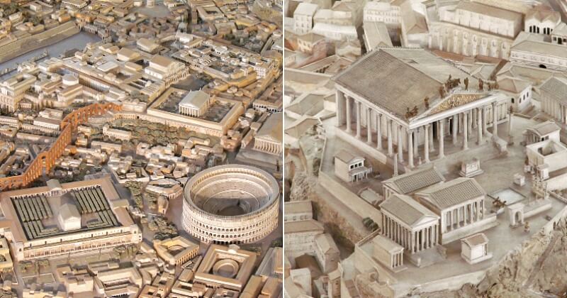 Cette impressionnante maquette montre avec précision à quoi ressemblait Rome dans l'Antiquité