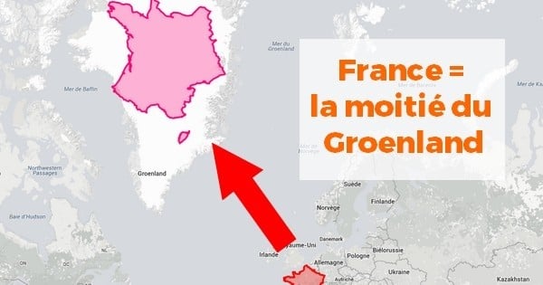 Voici la vraie taille de ces pays. Lorsque vous allez voir ce que représente la France, vous allez tomber de haut...