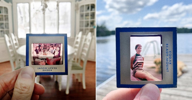 Cette photographe redonne vie aux souvenirs de famille en utilisant les diapositives de son père