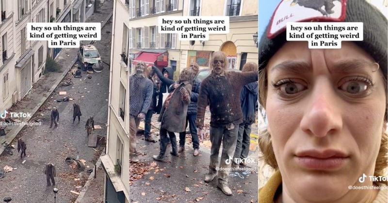 Paris : en sortant de son immeuble, elle tombe nez à nez avec des... « zombies »