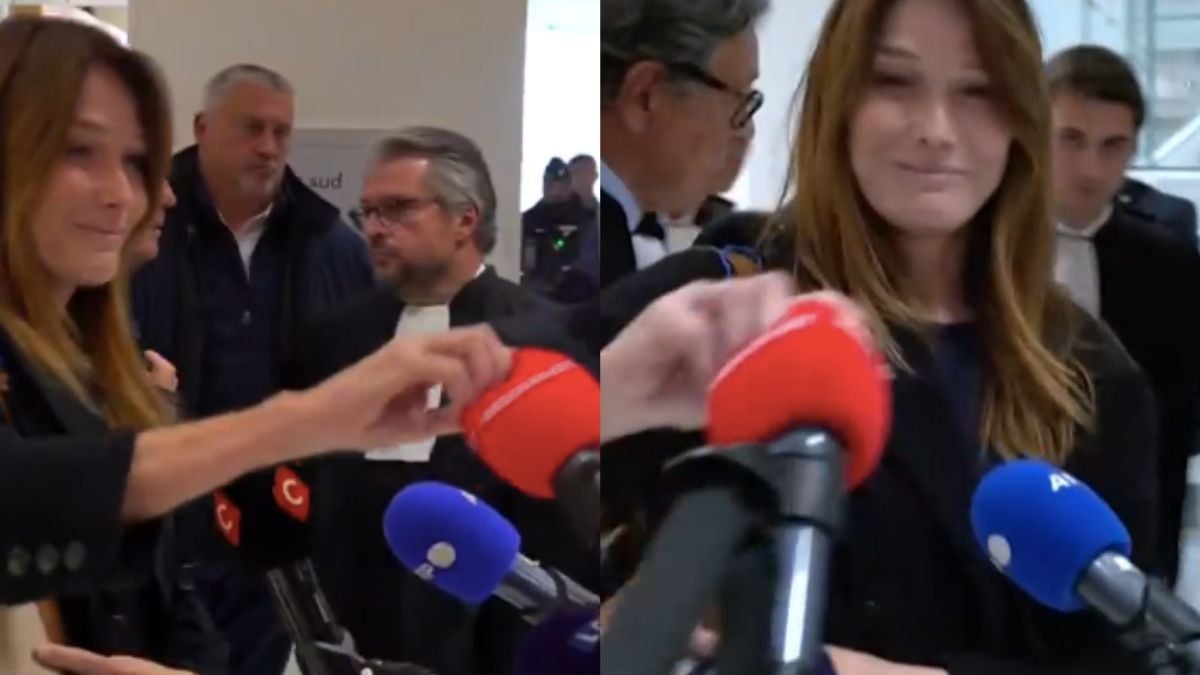 Furieuse après la condamnation de Nicolas Sarkozy, Carla Bruni s'en prend à un journaliste, avec un geste polémique