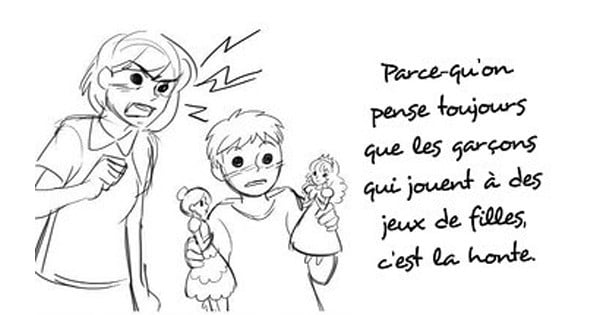 10 illustrations qui représentent les inégalités des sexes dans notre société... Un message fort à faire passer !