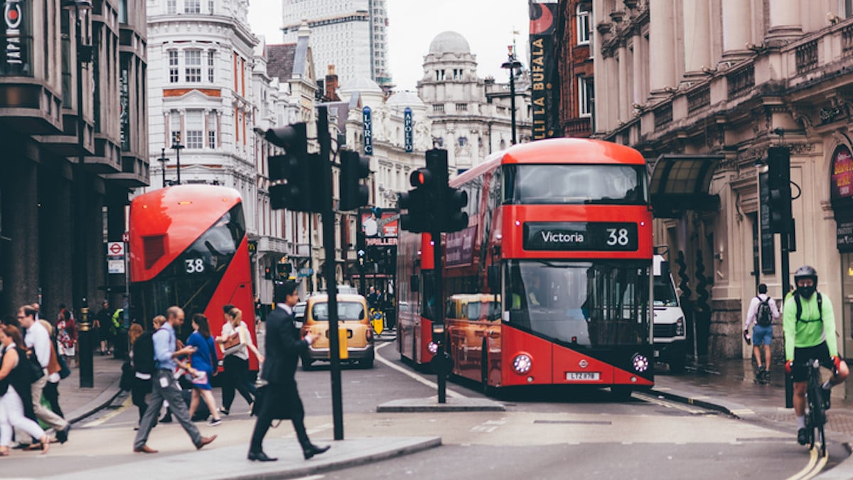 Des bus à Londres