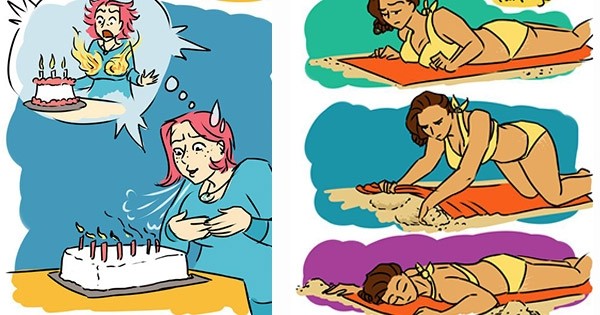 16 situations que les filles aux gros seins connaissent par cœur, en illustrations !