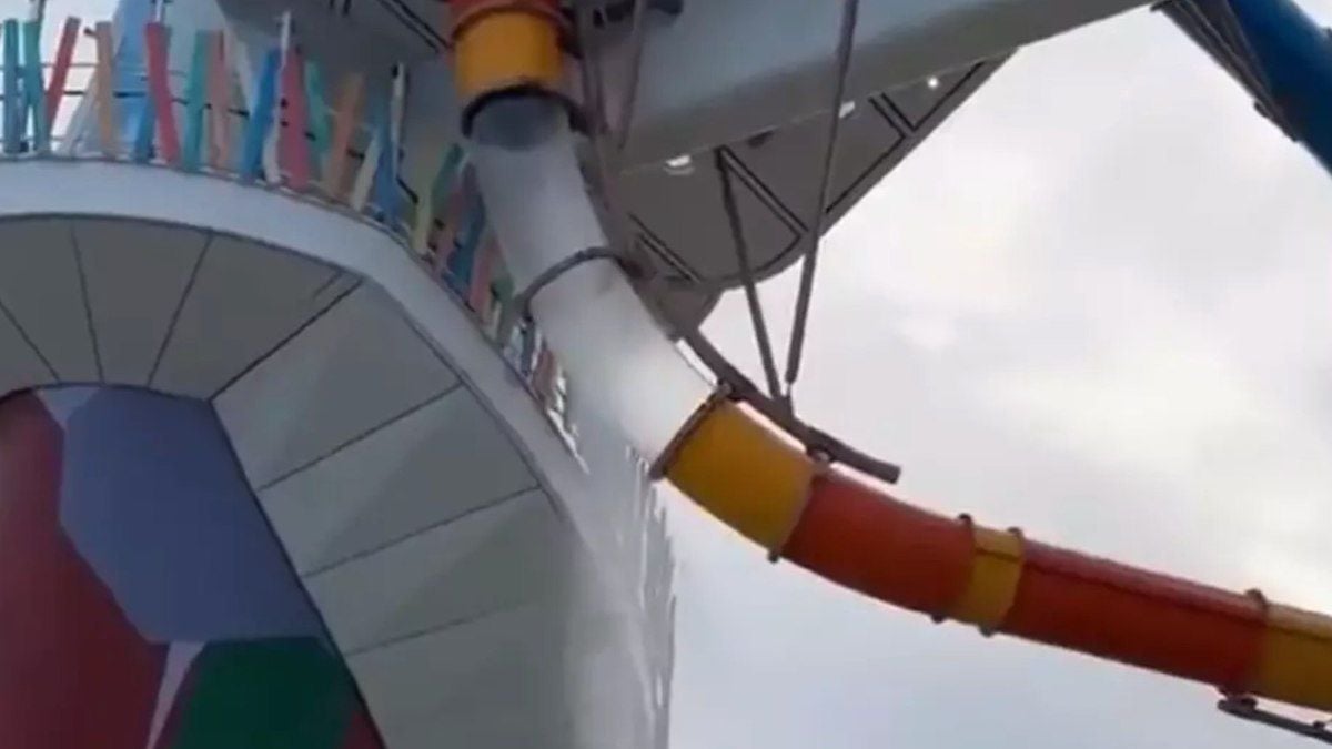Un passager « lacéré » après qu'un toboggan s'est effondré sur le plus grand navire de croisière du monde