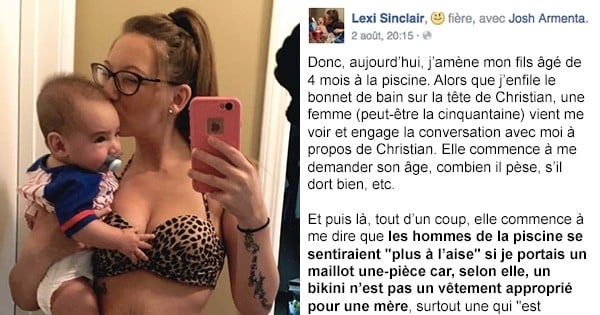 Conspuée à la piscine à cause de son bikini, cette maman a trouvé la réponse  parfaite aux haters