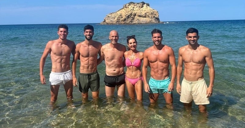 Cette photo de Zidane et ses quatre fils en vacances fait le buzz sur les réseaux sociaux et on comprend pourquoi