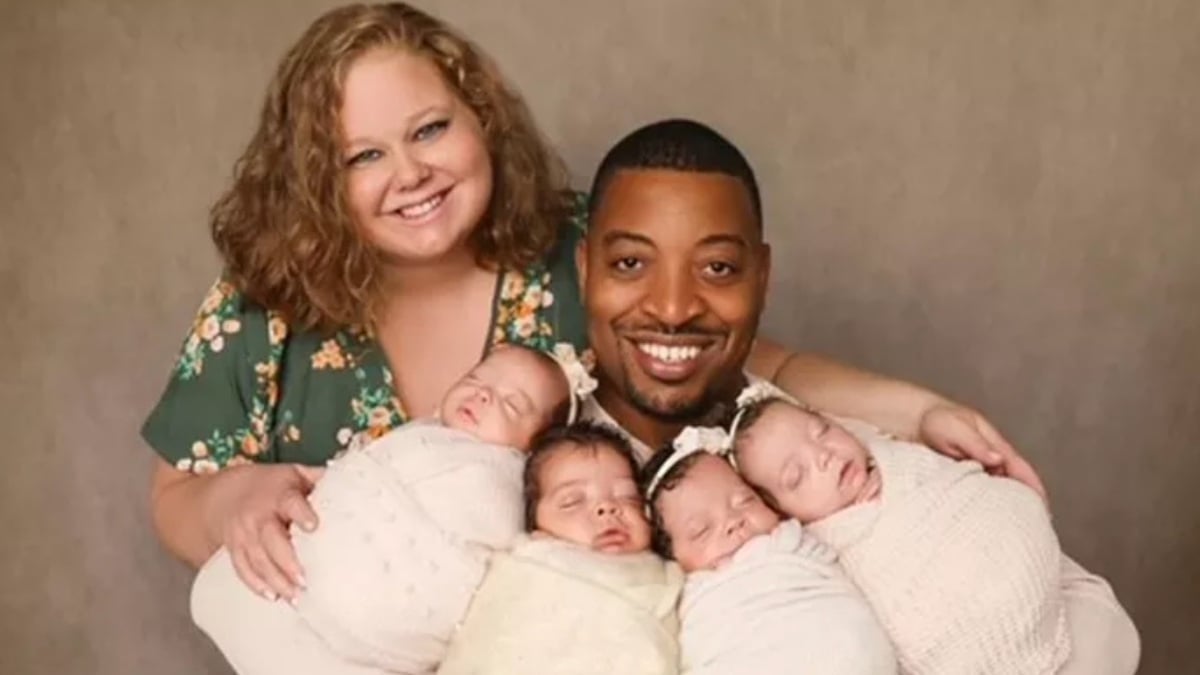 États-Unis : elle accouche de quadruplés quatre ans après la naissance de ses jumeaux, un événement rare 