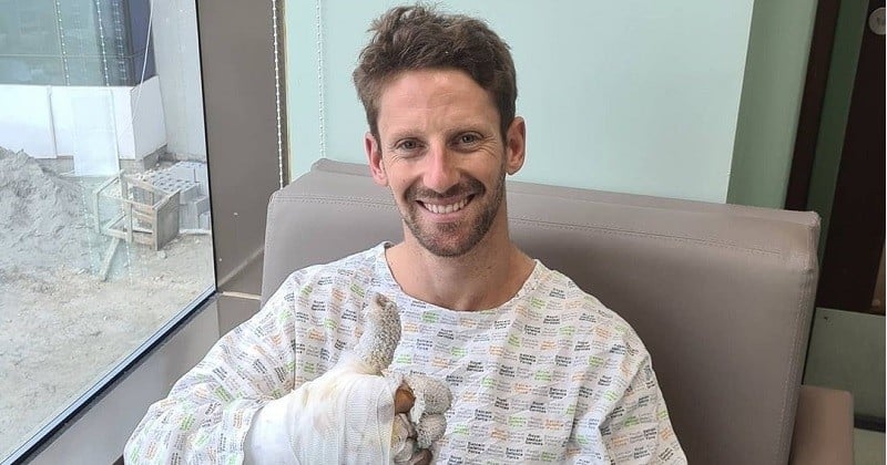 Romain Grosjean donne des nouvelles rassurantes après son terrible accident au Grand Prix de Bahreïn 