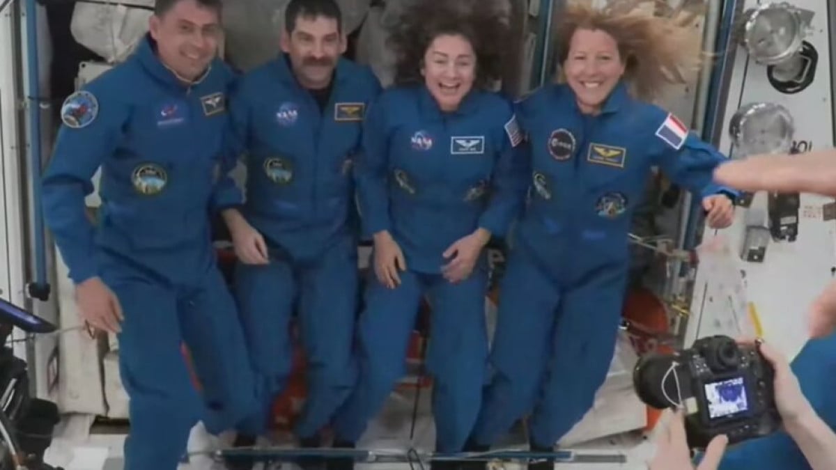 Les astronautes dans l'ISS