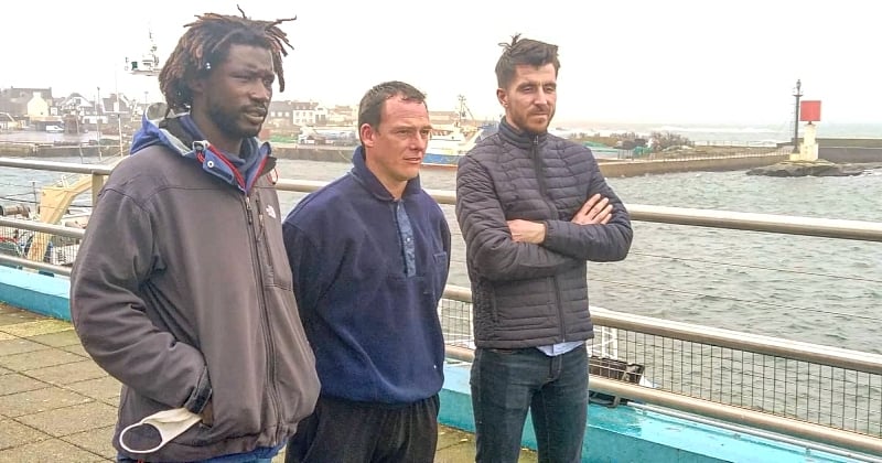 Finistère : les marins se mobilisent pour protester contre l'expulsion d'un pêcheur sénégalais