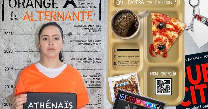 Elle crée un CV génial sur le thème « Orange is the new black » et reçoit des centaines de propositions d'alternance