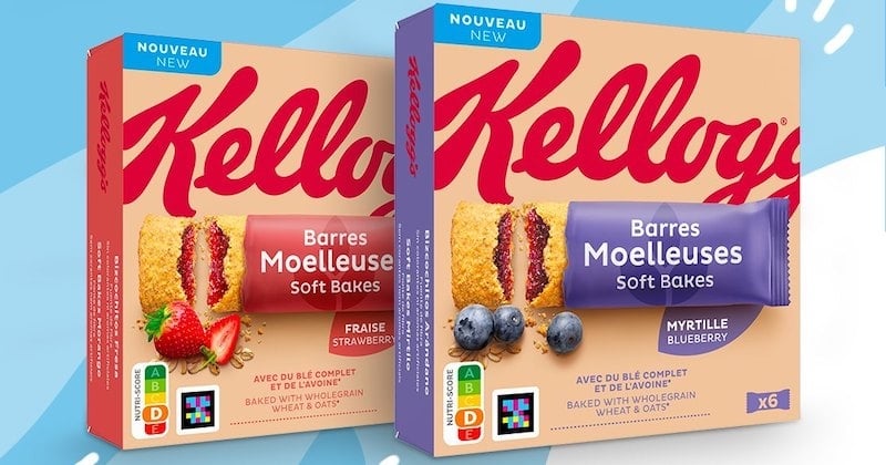 Kellogg's lance ses barres moelleuses aux fraises et aux myrtilles pour une pause fruitée et gourmande !