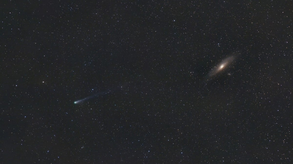 Découvrez les premières images de la comète du diable, un phénomène très rare