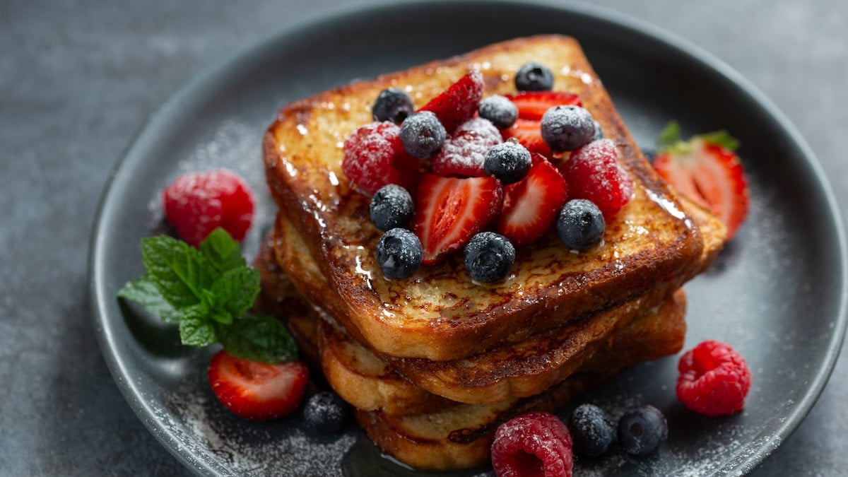 Ce pain perdu brioché est un pur bonheur (la recette simple en moins de 10 minutes)