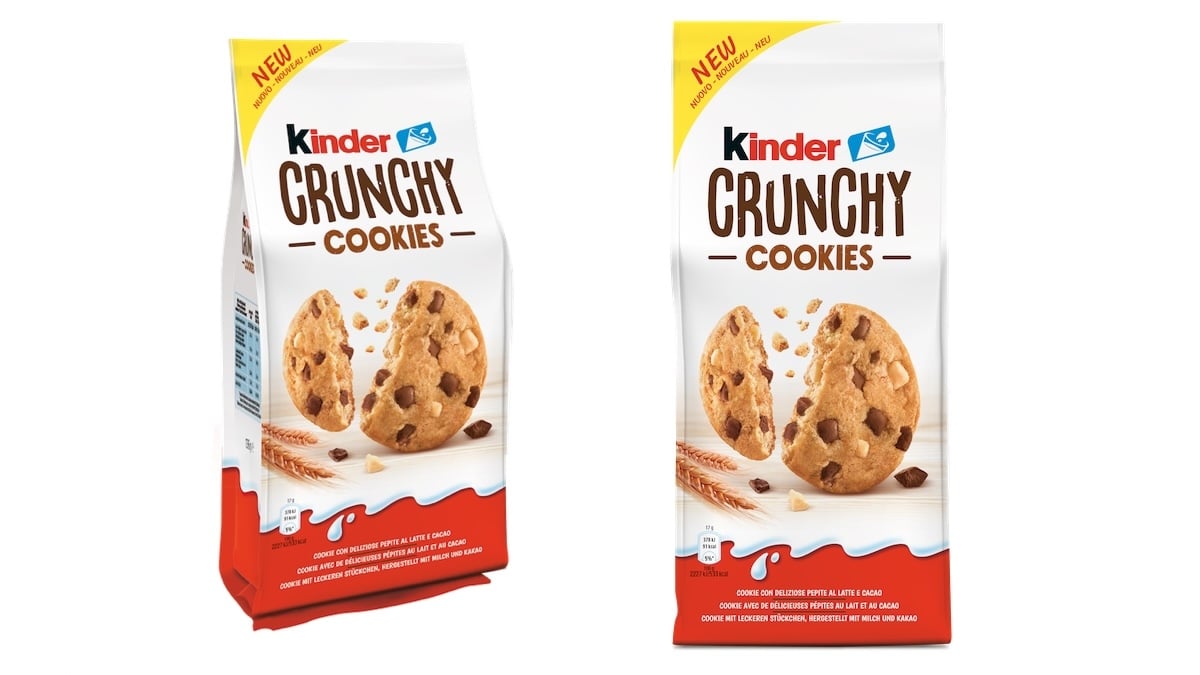 Kinder dévoile sa dernière gourmandise pour le goûter : des cookies craquants aux petites au lait et au cacao !