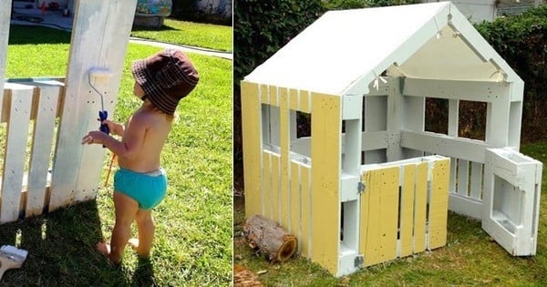 DIY : Fabriquez une cabane avec des palettes en bois, en 5 étapes !