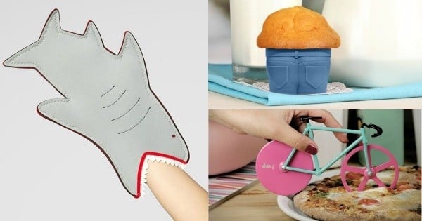 Voici 15 gadgets que vous voudrez avoir pour votre cuisine ! Le couteau à pizza en forme de vélo est trop fort ! 