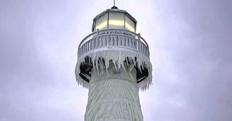 Ces photos improbables montrent que les températures sont vraiment exagérément froides en Amérique du Nord en ce moment