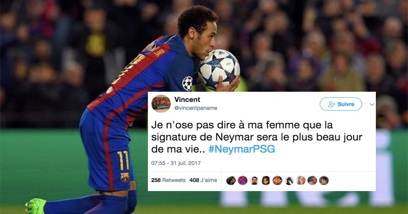 Les meilleures réactions Twitter sur l'arrivée imminente de Neymar au PSG