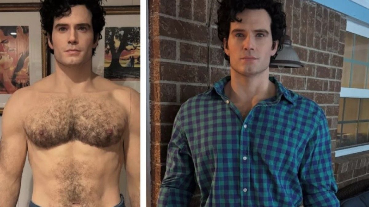 La poupée à l'effigie de Henry Cavill