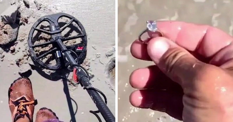 « Le karma fait toujours son travail », il trouve une bague valant 40 000 dollars sur une plage et décide de la rendre à sa propriétaire