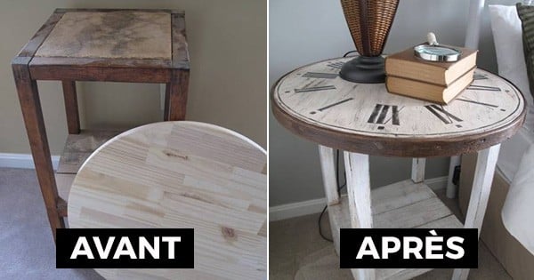 Réalisez cette table de chevet « vintage » qui boostera la déco de votre intérieur