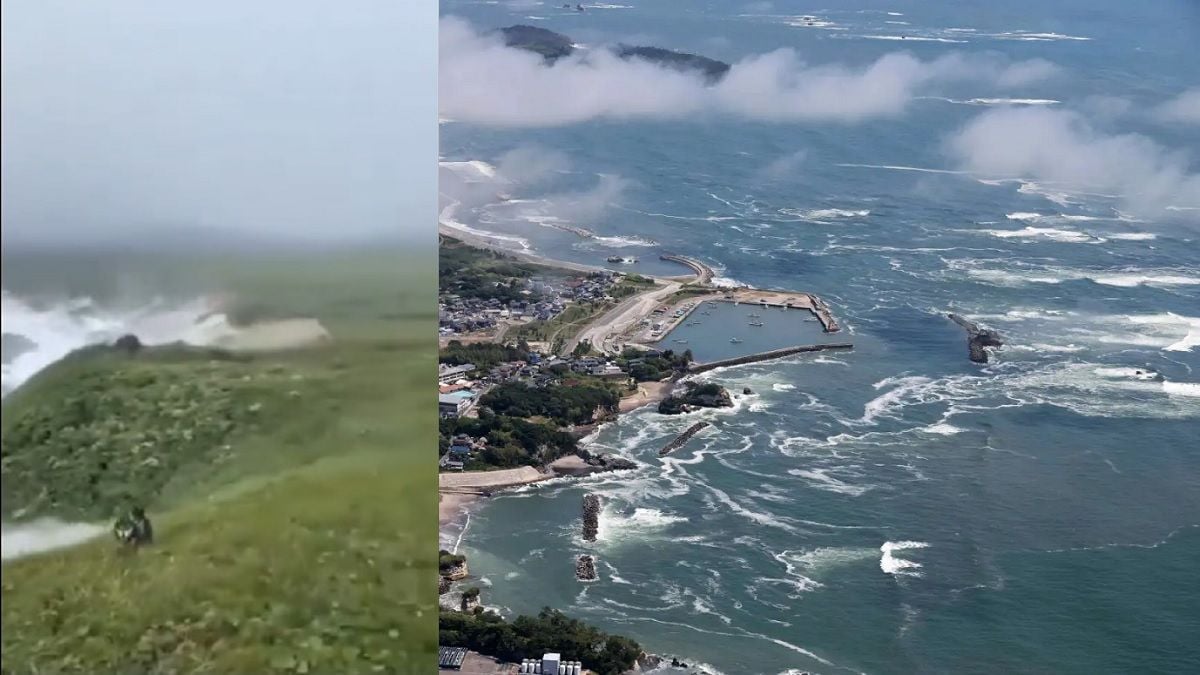 Séisme en Russie : un promeneur inconscient filme le tsunami sans se rendre compte de sa terrible erreur
