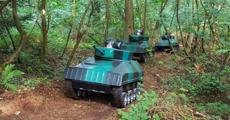 En Mayenne, un parc de loisirs unique en France pour faire des batailles de mini-tanks va bientôt ouvrir  