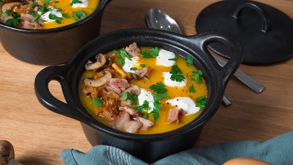 On se réchauffe avec ce velouté de butternut hyper gourmand et facile à faire !