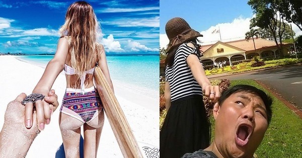 Durant leurs vacances à Hawaï, ce couple a fait des parodies absolument hilarantes des photos instagram de #followmeto !