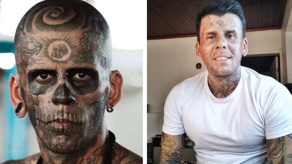 Il efface ses tatouages qui recouvrent 90 % de son corps : l'incroyable transformation de l'homme le plus tatoué du Brésil