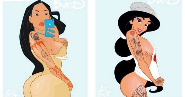 7 princesses Disney ultra-sexy façon « clip de rap, gangsta & biatch » : vous ne les verrez plus de la même manière maintenant