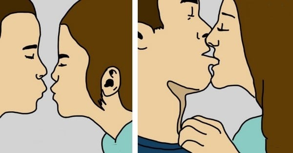 Voilà ce que votre manière d'embrasser dit de vous, et de votre couple... Le 5 peut être périlleux !